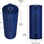 Ultimate Ears Megaboom 3 Waterproof Portable Bluetooth Speaker Blue thumbnail 3