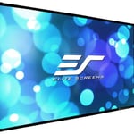 Elite Screens AR92H2-A1080P4K - 92 Inches Edge Free Cine Acoustic Pro 1080P Full HD Fixed Transparent Perforated Frame Home Theatre Projection Screen thumbnail 2