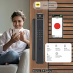 Yale Luna Pro+ Smart Lock with Face scan technology, Fingerprint, PIN, RFID and Manual Key (Bluetooth Module and Wifi Bridge Included) thumbnail 3