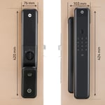Yale Luna Pro Smart Lock with Fingerprint, PIN, RFID and Manual Key thumbnail 4
