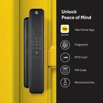 Yale Luna Pro Smart Lock with Fingerprint, PIN, RFID and Manual Key thumbnail 2