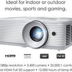 Optoma Hd27e Full Hd 1080p Home theatre Projector thumbnail 3