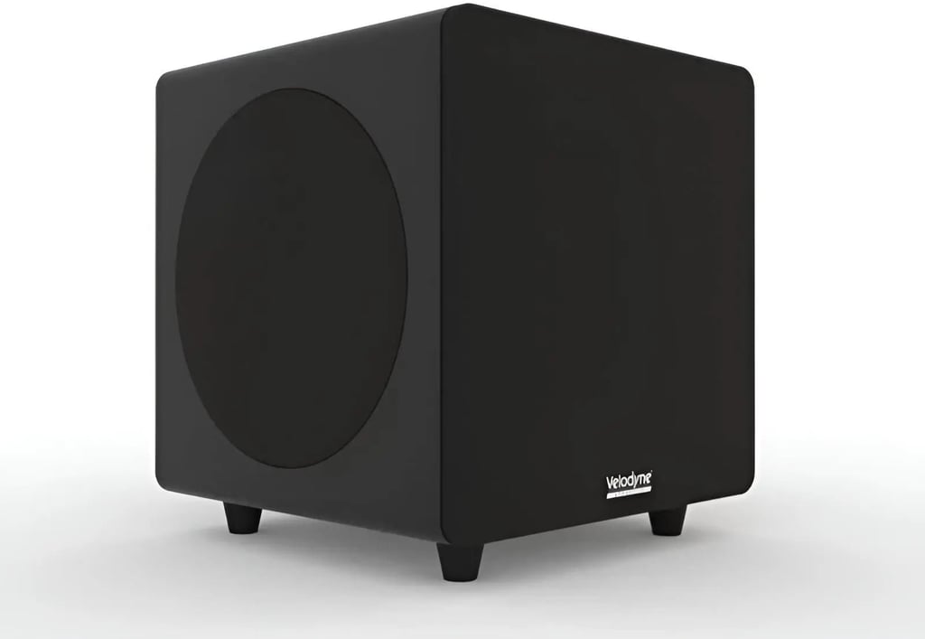 Velodyne Acoustics Dw-10 Bk Subwoofer 10 Inches High Excursion - Each