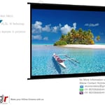 Elcor, Map type Projection screen 165-Inch Diagonal In 16:9 Aspect ratio, HD/3D/4K Technology thumbnail 2