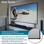 Elite Ar100wh2 Aeon Series Home theater Fixed Frame Edge Free Borderless Projector Screen 8k/4k uhd thumbnail 2