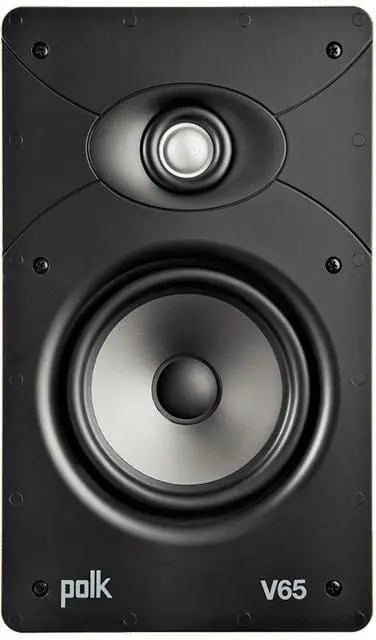 Polk Audio V65 High Performance Lightweight In-wall Rectangular Speaker(each)