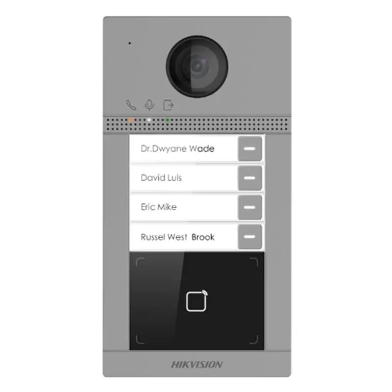 HIKVISION IP 4 Button VDP Metal Villa Door Station (DS-KV8413-WME1)
