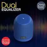 Infinity (jbl) Fuze 200 Dual Eq Deep Bass Portable Waterproof Bluetooth Speaker (infclz250) Blue thumbnail 3