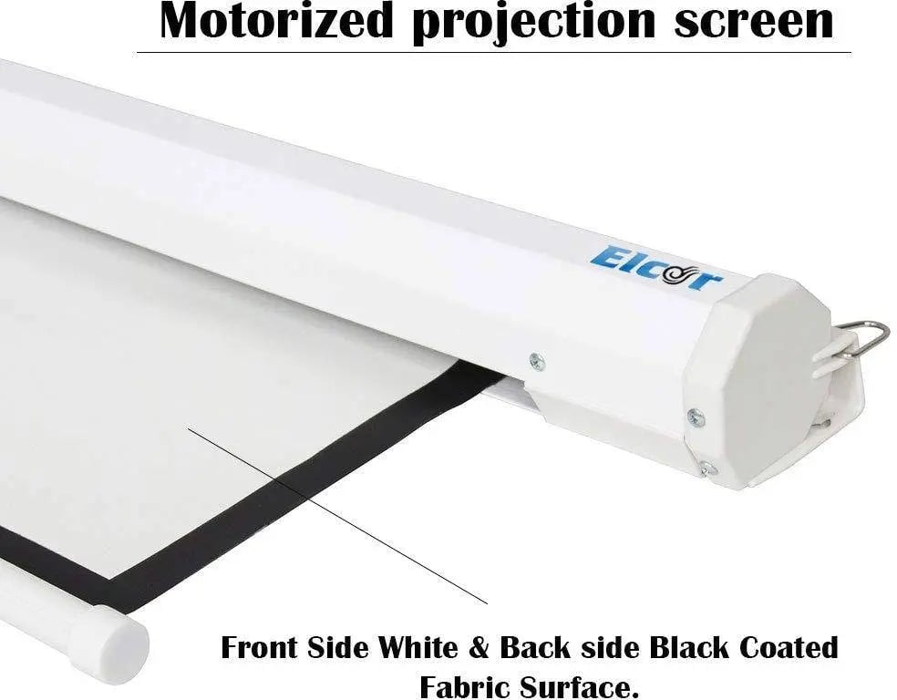 Elcor 6ft X 8ft 120 Inch Diagonal Motorized Projector Screen