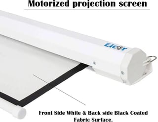 Elcor 6ft X 8ft 120 Inch Diagonal Motorized Projector Screen
