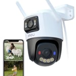 Imou 3MP+3MP 1296p Dual Lens CCTV Camera Home Outdoor, Pan-Tilt Wi-Fi Camera thumbnail 1