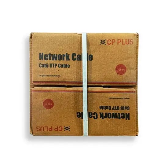 CP Plus CAT6 100mtrs UTP Copper Cable (CP-EUT-6TGL23-100)