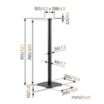 Bowers & Wilkins Formation Flex Floor Stand by Vogel's thumbnail 2