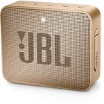 Jbl Go 2 Portable Bluetooth Waterproof Speaker With Mic champagne thumbnail 1