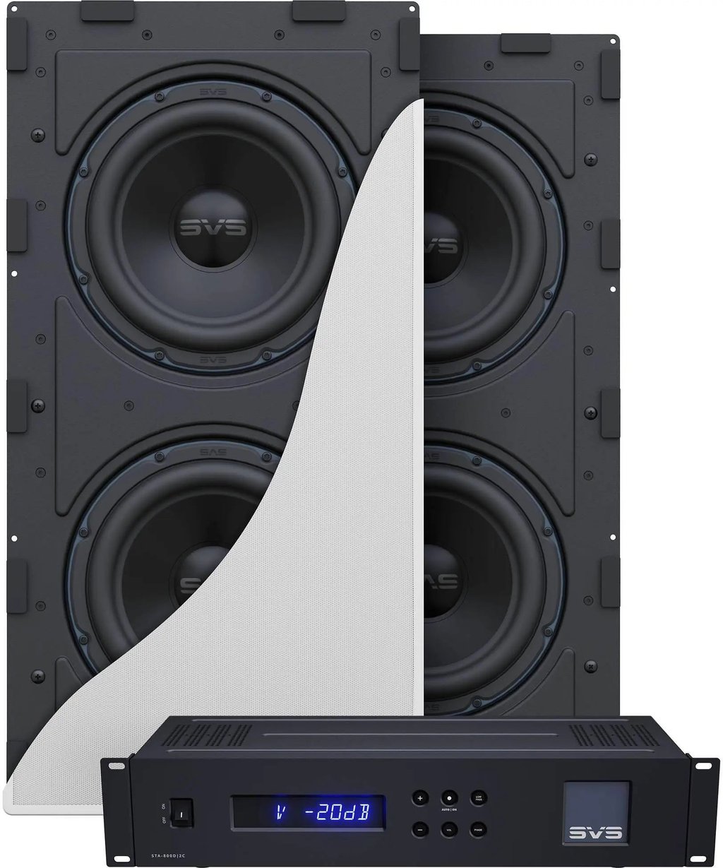 SVS 3000 in-wall dual subwoofer system