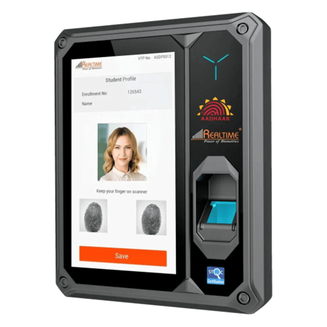 Realtime T502-L1 Aadhaar-enabled biometric attendance system