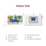 Godrej VDP SeeThru Pro Nova White Video Door Phone thumbnail 2