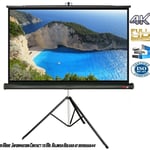 Elcor 120 Inch 6ft By 8ft Hd tripod Projector Screen thumbnail 1