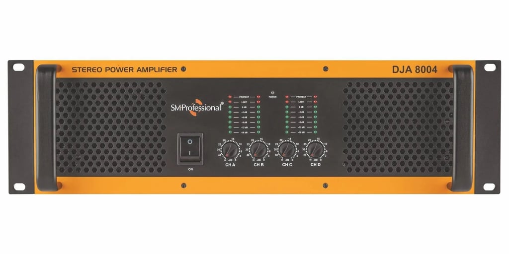 Studiomaster Professional DJA 8004 4-Channel Power Amplifier
