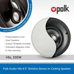 Polk Audio V6s High Performance V Series Stereo And Surround Sound In Ceiling Speaker(each) thumbnail 3