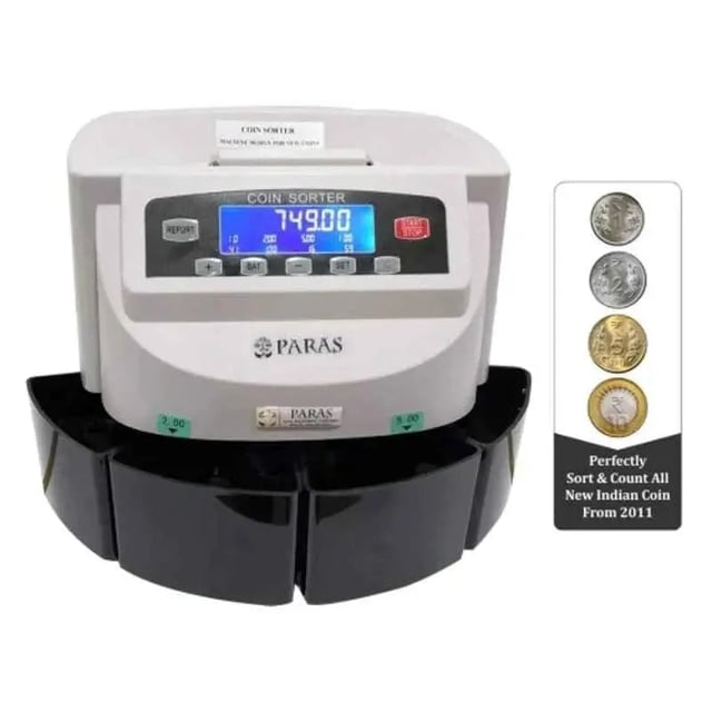 Paras 550-2 Coin Counting & Sorting Machine