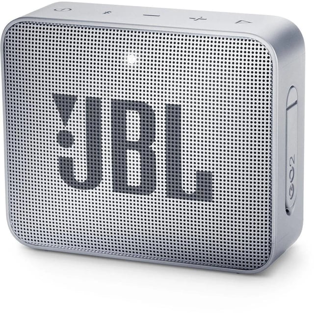 Jbl Go 2 Portable Bluetooth Waterproof Speaker With Mic Gray