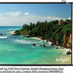 Inlight 10 X 8 Ft Map type Projector Screen thumbnail 3