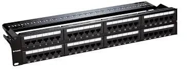 D-Link Cat6 UTP 24-Port Fully Loaded Patch Panel