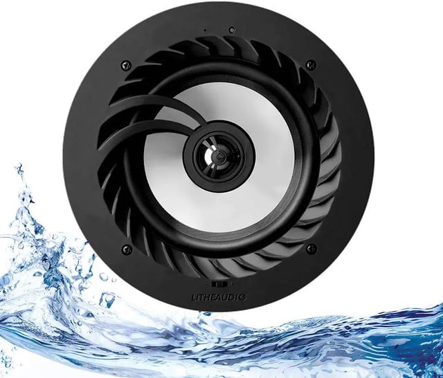 Lithe Audio 01557 - 6.5 Inches 2-way Waterproof In-ceiling Speaker (each)