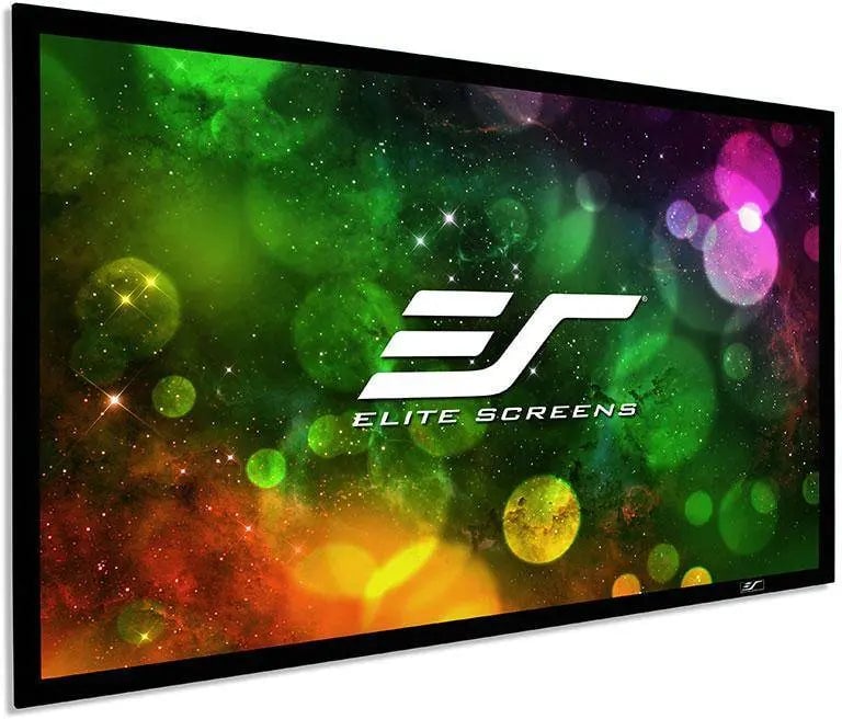 Elite Screens SB150WH2 - 150 Inches Sable Frame CineWhite B2 Series 3D 4K/8K Fixed Frame Projection Screen