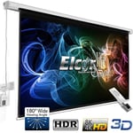 ELCOR Motorized Projector screen 92-Inch Diagonal In 16:09 Aspect HD/3D/4K Technology [Model No. EL92INMTS] thumbnail 1