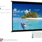 Elcor Map type 92 Inch Projector Screen 4 X 7 Ft thumbnail 2