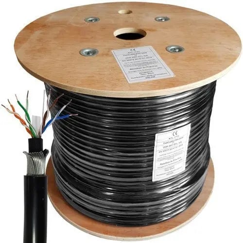 D-Link CAT6 305M Outdoor UTP Copper Cable – Black