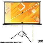 ELCOR Tripod/Portable Indoor-Outdoor Projection Screen thumbnail 2