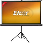 Elcor 4ft X 7ft 106 Inch Diagonal tripod Projection Screen thumbnail 1