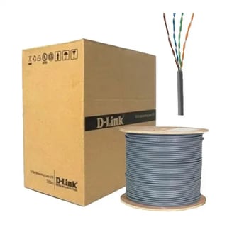 D-Link CAT6 UTP Pure Copper 100mtrs Cable