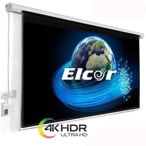 Elcor Motorised 84 Inches 4:3 Aspect Ratio Projector Screen