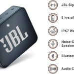 Jbl Go 2 Portable Bluetooth Waterproof Speaker With Mic Navy thumbnail 2