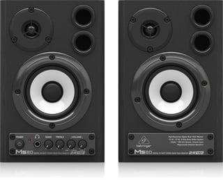 Behringer Ms20 Powered Monitor Speaker System With Built-in 2 X 10-watt Powerful Amplifiers