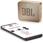 Jbl Go 2 Portable Bluetooth Waterproof Speaker With Mic champagne thumbnail 3