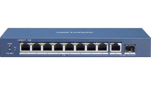 HIKVISION 8 Port Giga PoE Switch (DS-3E0510P-E/M)