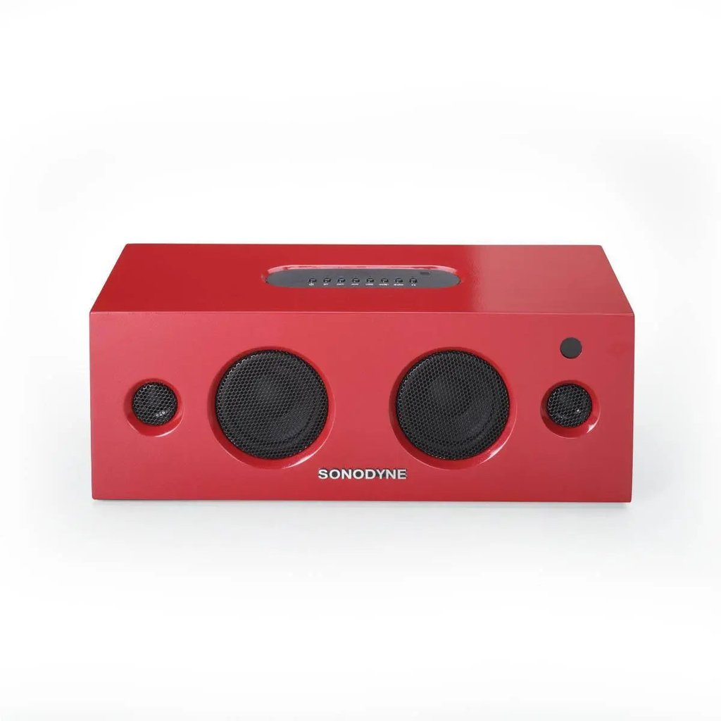 Sonodyne ALAAP II high fidelity stereo wireless music system- Red