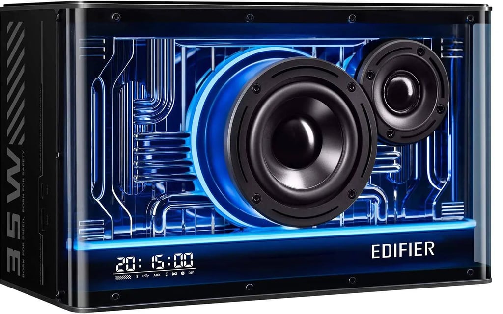 Edifier qd35 Tabletop Bluetooth Speaker with GaN charger