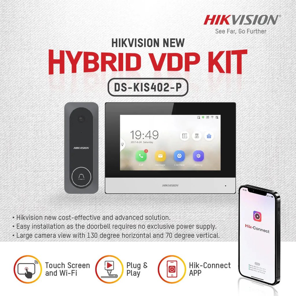 HIKVISION VIDEO DOOR PHONE DS-KIS402-P