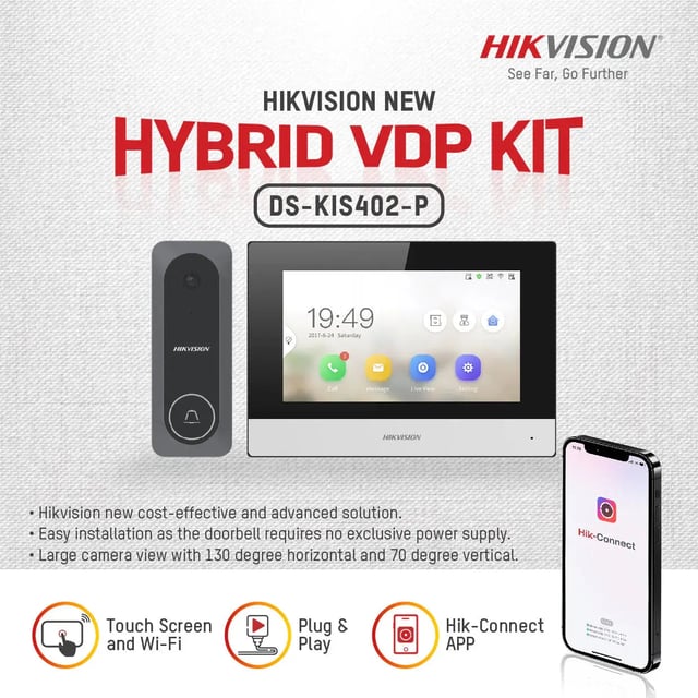 HIKVISION VIDEO DOOR PHONE DS-KIS402-P
