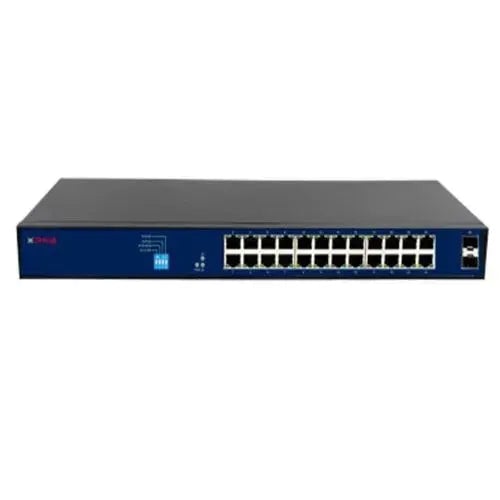 CP Plus 24 Port Giga PoE Switch (CP-ANW-GPU24F2-N30)