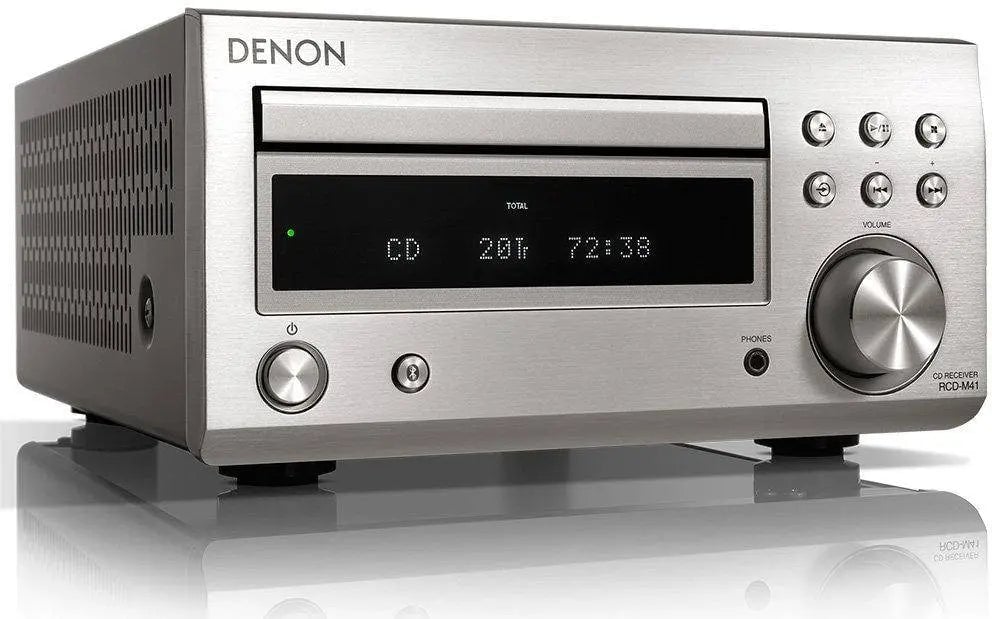 Denon Rcd-m41 Micro Desktop Hi-fi Cd Receiver With Bluetooth And Fm