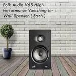 Polk Audio V65 High Performance Lightweight In-wall Rectangular Speaker(each) thumbnail