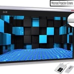 Elcor Premium 9ft By 5ft 119 Inch Diagonal Motorised Projection Screen thumbnail 1