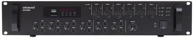ArtSound MX-5006M 500W 6-Zone Mixer Amplifier